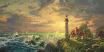 ガイディング・ライト トーマス・キンケードの風景 Oil Paintings